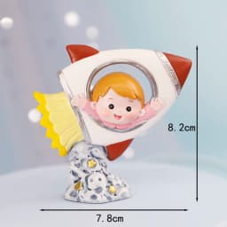 Decor Cake Topper Astronaut Space Boy Birthday Party Decorations UFO Kids Decor Cake Topper Dessert Baby Shower DIY Decor Part
