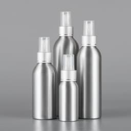 30/50/100/120/150/250ml Aluminum Spray Bottle Refillable Bottles Perfume Empty Container Travel Cosmetic Sprayer Atomizer Silver