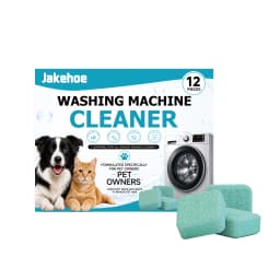 Washing Machine Cleaning Tablets Removing Mold Stains & Pet Hair Eliminating Odors Prevent Bacterial Growth Washer Tank Cleanser