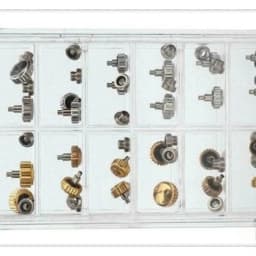 Professional 48PCS Watch Stem Assortment - Organized Repair Kit with Storage Case