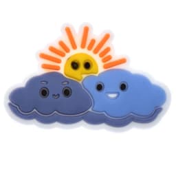 New Arrivals 1Pcs Cute Weather Clouds PVC Shoe Charms for Crocs Accessories Charms Decoration Party Favor Gifts