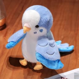 Cute Bird Parrot Hand Puppet Soft Stuffed Fluffy Doll Cosplay Plush Funny Educational Baby Toy Game Kawaii Cockatiel Budgerigar
