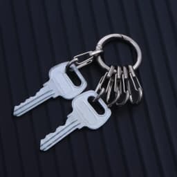 Metal O Ring Spring Clasps with 5pcs Hook Buckles for DIY Openable Round Carabiner Keychain Clips Hook Buckles Connector
