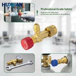 HS R410a R22 Air Conditioning Safety Valve Adapter Professional Refrigeration Tool for AC Technicians