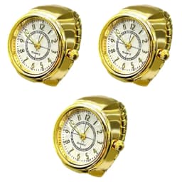 Creative Alloy Shell New Hot Selling Finger Circular Arabic Numeral Scale Dial Couple Men's And Women's Ring Watch