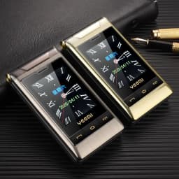 Yeemi G10-C 2G Dual SIM Dual Screen Flip Feature Russian Keyboard 5900mAh Phone Loud Sound for Elder 2.8” FM Mp3/Mp4 BT