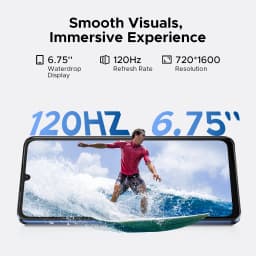 DOOGEE Note 59 5G Smartphone 32GB 128GB 6250mAh Large Battery 6.75" 120Hz UNISOC T8200 Octa Core Android 15 Widevine L1 NFC