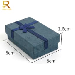 24 pcs High Quality Paper Ring Necklace Set Jewelry Necklace Earrings Rectangular Package Gift Box 5*8*2.5cm