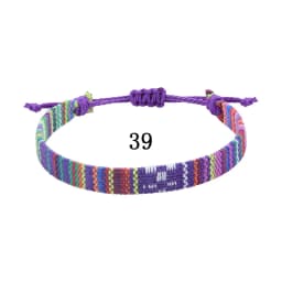 Woven Ethnic Nepal Bracelet Boho Women Men Fabric Thread Rope Hand Wrist Strap Weave Braid Wristband Luck Friendship Knot Bangle