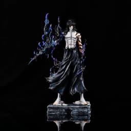 31-33cm Bleach Ichigo Figure Hollow White Horned & Mugetsu Form Pvc Anime Peripheral Desktop Decor Collectible Statue Fan Gift