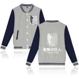 2022 Japanese Anime Attack on Titan Shingeki No Kyojin Jacket Hoodies Men Unisex Oversized Funny Cartoon Sweatshirt Hoody Male