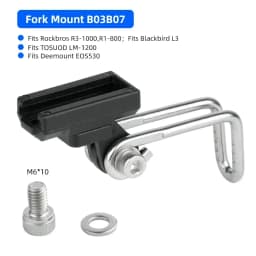 Bicycle Front Light Bracket Clamp Road Bike MTB Headlight Mount on Fork For Rocksbros/ CatEye/ XOSS/Gfitnix/Trerk