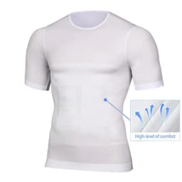 Tummy Control Girdle Men Slimming Body Shaper Compression Shirts Fitness Underwear Fat Burning Shapewear Abdominal Binder Corset