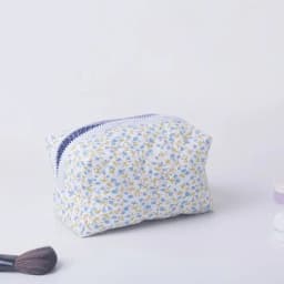 1PC Flower Printed Puffy Quilted Zipper Makeup Bag Storage Organizer Toiletry Handbag Cosmetic Pouch Large Travel Cosmetic Bag