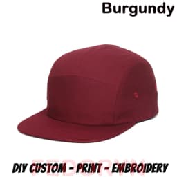 Fedoryn Custom Embroidery Flying Cap Cotton 5-panel Camping Hat Flat Brim Baseball Cap Design Print Skateboard Cap Wholesale