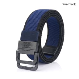 Canvas Belt For Men Simple Alloy Button Nylon Mens Tactical Belt Outdoor Hunting Multifunctional Casual Military Belt 3.8cm Wide