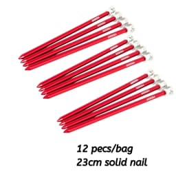 Widesea Camping 16pc/set Tent Pegs Stakes Nails for Hard Snow Floor Outdoor Accessorie Shelter Equipment Supplies Hiking Tourist