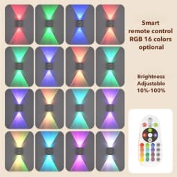 LED Night Lights Motion Sensor RGB Ambient Light Magnetic USB Rechargeable Party Corridor Closets Double-head Sunset Wall Lamp