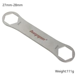 HEPPE Bike Fork Shoulder Wrench Bicycle Front Fork Repair Tool Fork Cap Spanner 8-12T/24/26/27/28/30/32mm for XCR XCT XCM ST RST