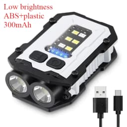 BALDR G111 Super Bright Pocket Torch Light LED Multifunctional Linterna Magnetic COB EDC Mini Keychain Flashlight Rechargeable