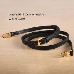 Fashion Genuine Leather Bag Strap High Quality Shoulder Strap Bag Accessories Narrow Bag Strap Hot Fashion Shoulder Bag Parts