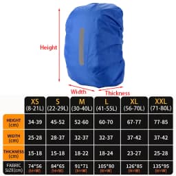Waterproof Backpack Cover Ravel Safety Outdoor Backpack Cover Waterproof Rain Cap Cover