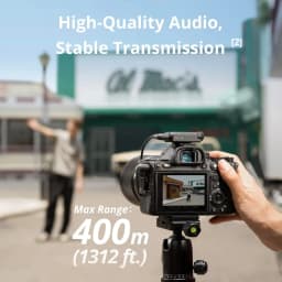 DJI Mic Mini Wireless Microphone 48-Hour Operation w/ Case Two-Level Active Noise Cancelling