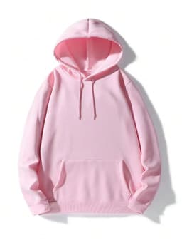 Basic Winter Womens Solid Hoodies Strecth Fleece Comfortable Sweatshirts Loose Pocket Warm Clothes New Street Female Pullover