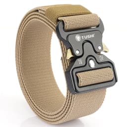 TUSHI Men Army Outdoor Hunting Tactical Multi Function Combat Survival High Quality Marine Corps Canvas For Aluminum Alloy Belt