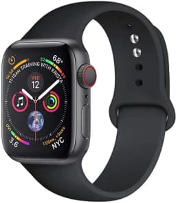 Strap For Apple Watch band 45mm 44mm 41mm 42mm 40mm 49mm 38mm Silicone correa bracelet iWatch series 9 8 5 4 3 8 6 SE 7 Ultra