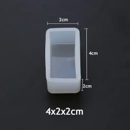 JCD Cuboid Cube Resin Mold Crystal Epoxy Silicone Mold Diy Candle Mold Square Rectangular Casting Tools Accessories