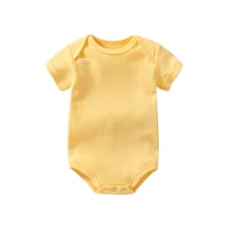 Baby Clothes 100% Cotton Short/Long Sleeve Solid Baby Bodysuit for Boys Girls 0-24M Soft Unisex Onesie Romper Newborn Outfit