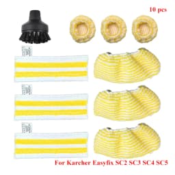 Steam Cloth Cover For Karcher SC1 SC2 SC3 SC4 SC5 SC7 CTK10 CTK20 Handheld Steam Brush Vacuum Cleaner Parts Nylon Accessories