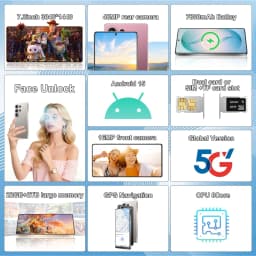 K-Touch S27 Ultra Mobile Phones Smartphone 7.3 Inch 4G 5G Dual Card Dual Standby Cell Phone 16+48MP Camera 7800mAh Android 15 WIFI GPS Global Version Cellphones For Men Women