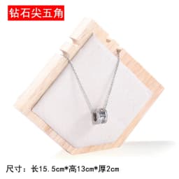 Wooden High-end Jewelry Display Rack Ring Storage Tray Necklace Bracelet Display Props Jewelry Display Tools