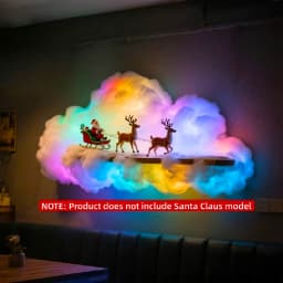 New Christmas Decoration Light 3D Thunder Cloud Lamp With Remote Control Halloween Christmas Holiday Decor Gaming Ambient Light