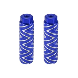 X Autohaux 1 Pair Axle Rear Foot Pegs Footpegs Universal Aluminum Alloy Foot Rests for BMX MTB Bike Bicycle Pedals 3/8"