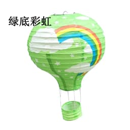 1pc Ceremony Holiday Party Folding Paper Lantern Hot Air Balloon Shape 30/40cm Pink Blue For Kids Baptism Birthday Wedding Decor