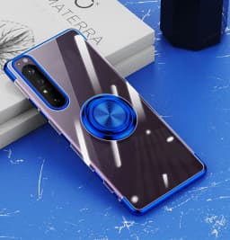 Luxury Plating Case For Sony Xperia 1 IV 1 5 10 ACE III ACE II Case Soft Silicone Cover For Sony Xperia 10 IV Case With Ring