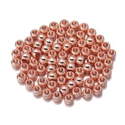 20-100Pcs/Lot 4-14mm High Quality CCB Round Beads Big Hole Bead Spacer Loose Bead For DIY Crafts Ornamen Making Clothing Accesso
