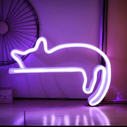 Cute Cat Bedroom Ambient Light, Wall Decoration, Night Light, Holiday Gift, Cute Animal-Themed Ambient Decorative Light, USB or 3*Aa Battery Powered (Batteries Not Included in Shipping)