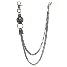 1Piece Punk style double chain skull pant chain