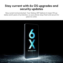 Samsung Galaxy A07 Mobile Phone Global Version 5000mAh Large Battery 50MP Main Camera 6.7" 90Hz 1600x720 Display