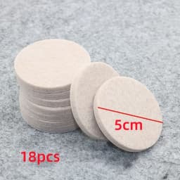 Felt Chair Leg Pads 5mm Thick Floor Scratch Protector Mat Mute Non-slip Self Adhesive Foot Pad for Furniture Accessories