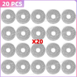 Fit For Conga 20090, Everybot Q9, Inic iX30 AI Ultra, 3i P10 Ultra, ILIFE T60s, Airbot X40 Ultra/X40 Master Brush Filter Bag Mop