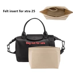Felt Bag Insert For Longchamp Xtra17 25,lightweight Bag Organizer Insert Storage,Bag Support Bag Replacement Accessories