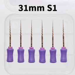 Dental Tools Gold Flexible Files Hand Endo Rotary Files Golden Endodontic Files 21/25mm NITI Endo Titanium Instrument Dentistry