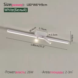 Modern LED Line Ceiling Lamp modern Living Room Dining Room Master Bedroom Study Fixture Gold Black Ceiling Lights Illumination