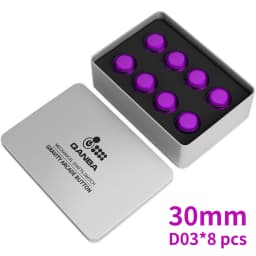 Qanba Gravity KS Mechanical Shafts Silent Pushbutton 24mm/30mm Arcade Button Snap-in (Boxed)