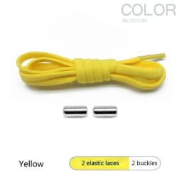 4Pcs/1Pair 100cm Elastic No Tie Shoelaces Metal Lock Shoe Laces For Kids Adult Sneakers Quick Shoelaces Semicircle Shoestrings